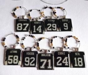 Pittsburgh Penguins Wine Charm Set